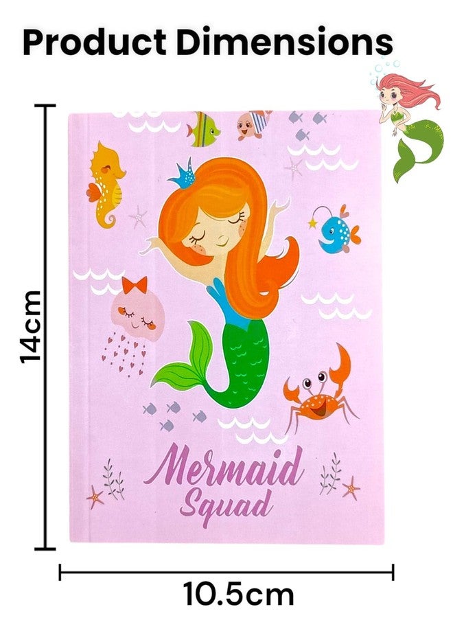 Tera13 TERA 13 Mermaid Diary For Girls, Notebook Diary For Kids (12 pcs) Mermaid Diary For School, Birthday Return Gifts Diary For Girls, Writing Diary, Note Pad Diary For Kids, Mermaid Theme Diary For Girls - Image 5